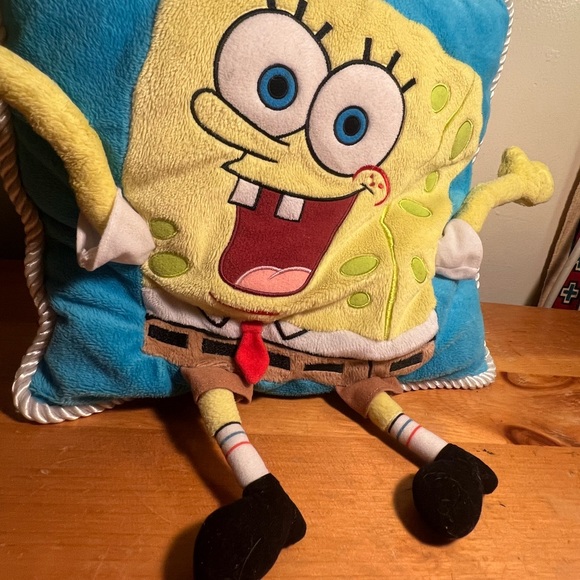 SpongeBob SquarePants Nickelodeon Pillow Cushion Cartoon Plush - Picture 3 of 6